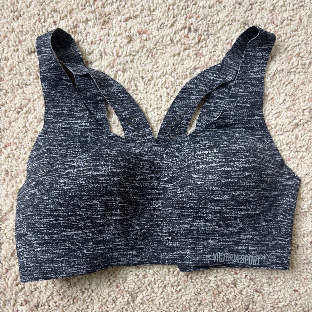 Victoria Sport Black and Gray Athletic Jacket